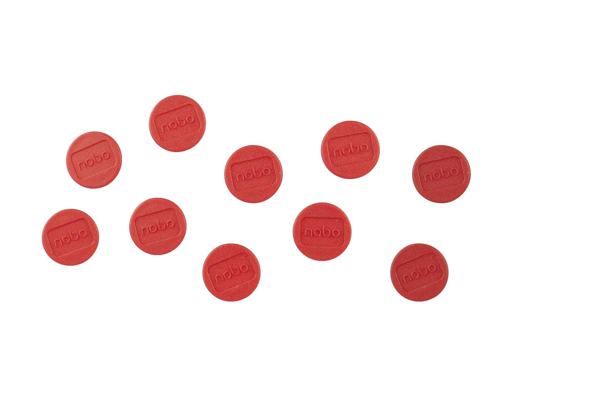 Magneet Nobo 24mm rood 10 stuks 2