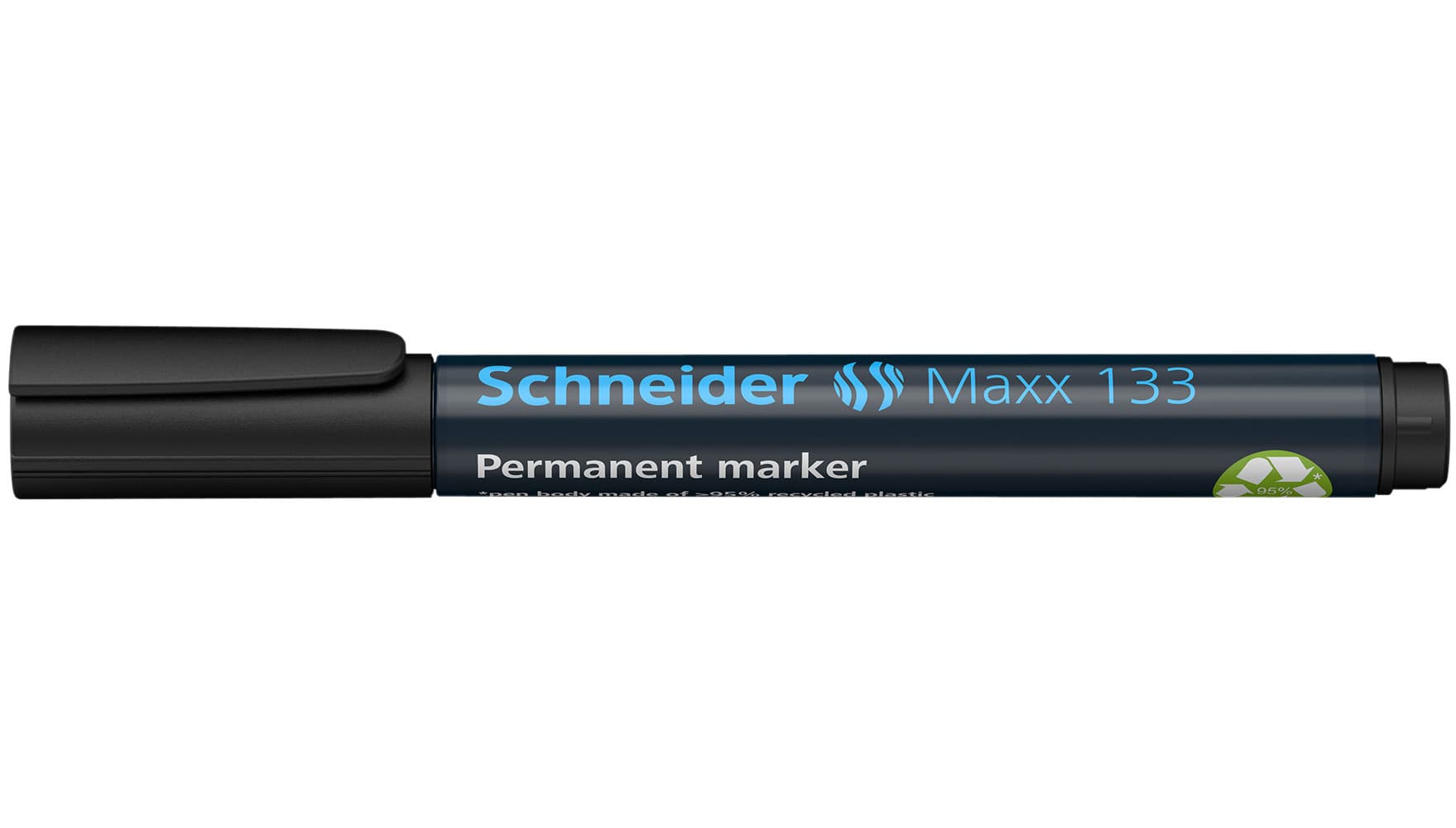 Permanent marker Schneider Maxx 133 schuin 1-4mm zwart 2