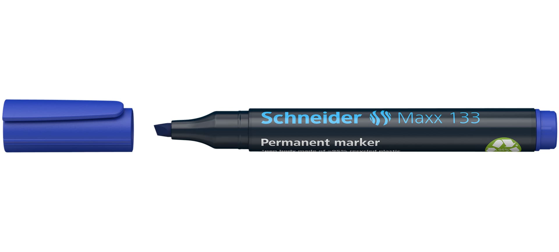 Permanent marker Schneider Maxx 133 schuin 1-4mm blauw