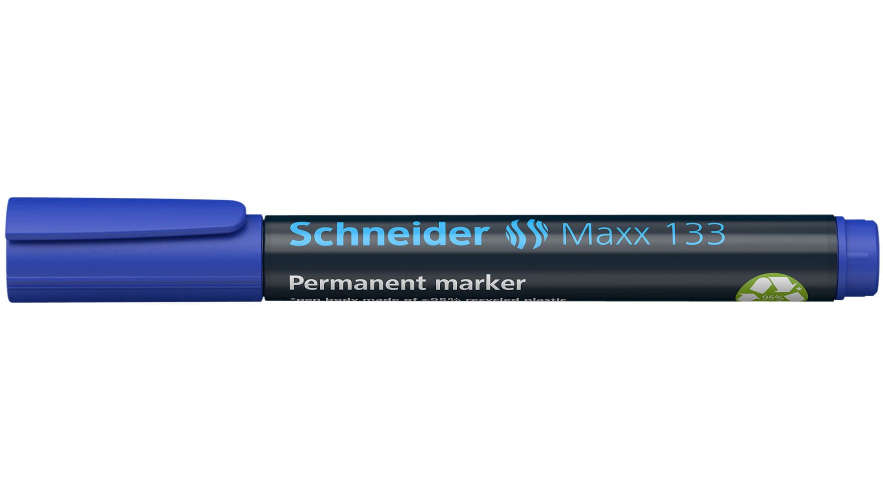 Permanent marker Schneider Maxx 133 schuin 1-4mm blauw 2