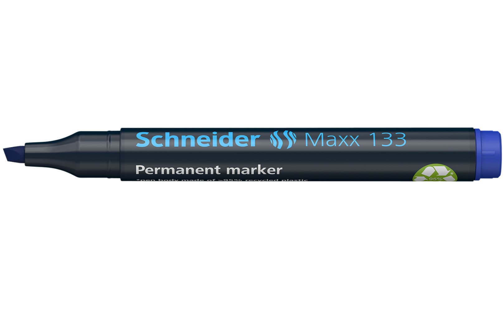 Permanent marker Schneider Maxx 133 schuin 1-4mm blauw 3