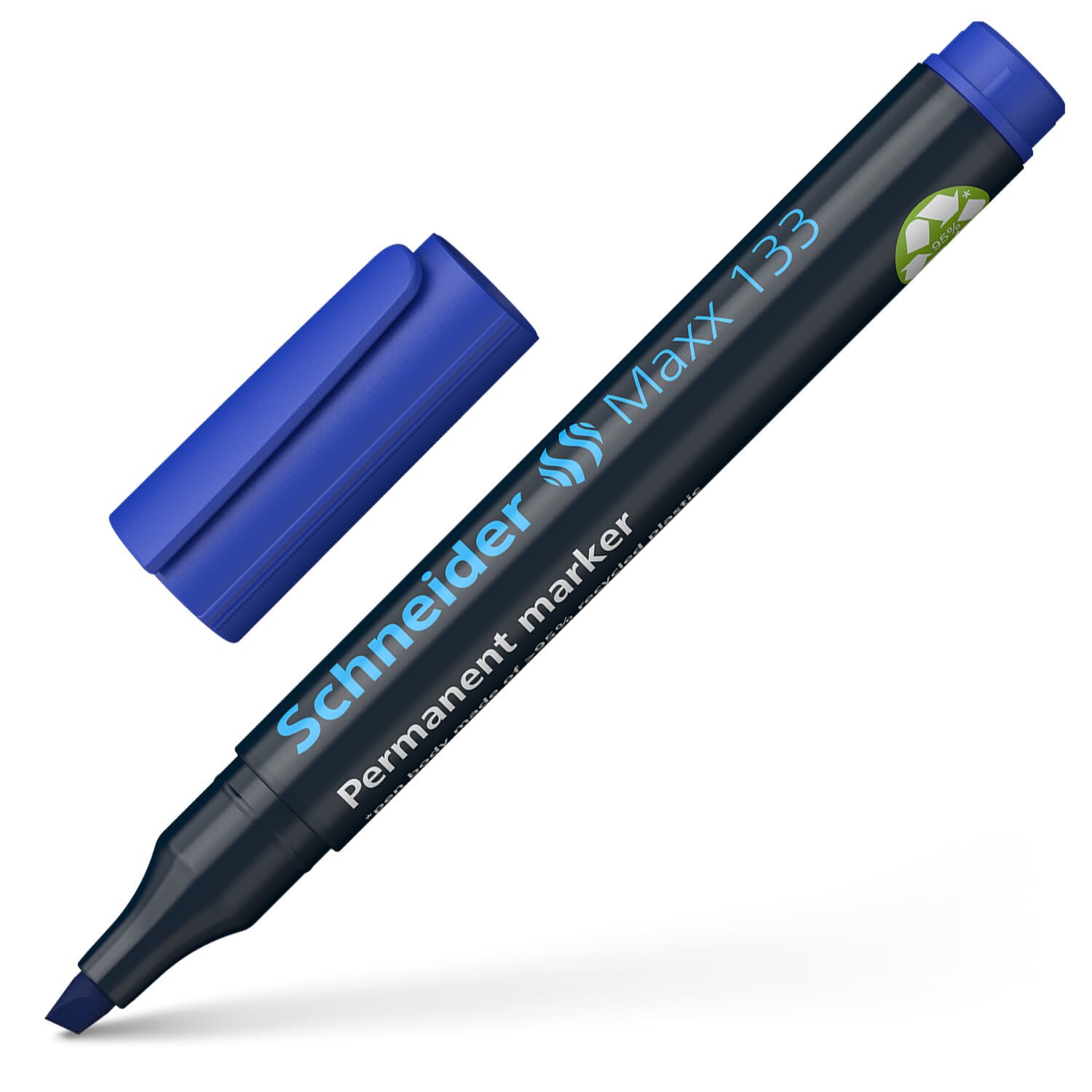 Permanent marker Schneider Maxx 133 schuin 1-4mm blauw 6