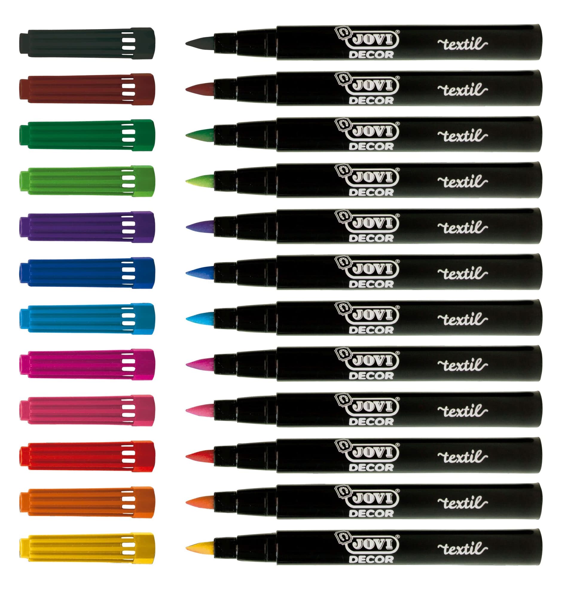 Textielstift Jovi assorti set à 12 stuks 3