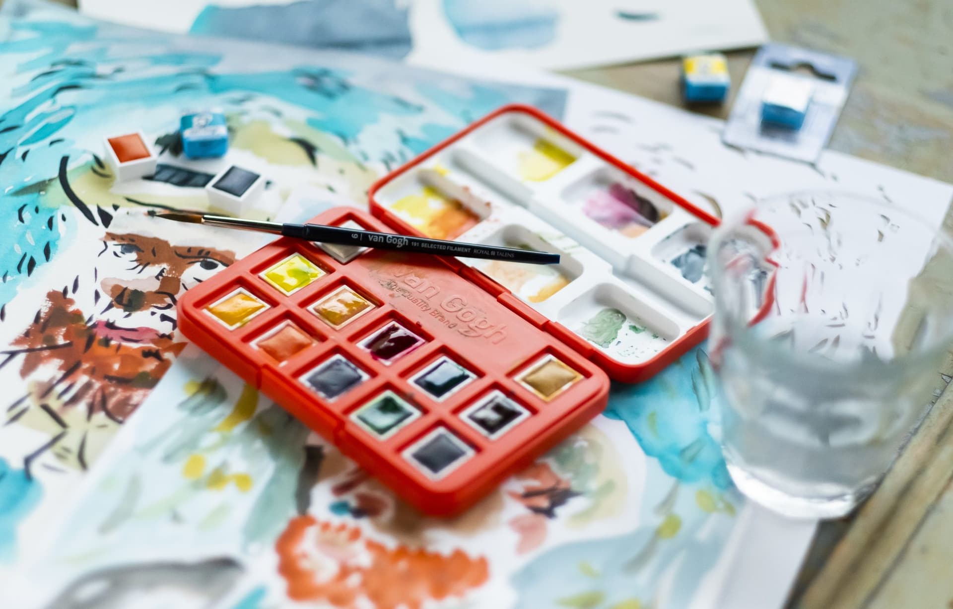 Aquarelverf Talens Van Gogh x Van Gogh Museum set à 12 kleuren assorti 3