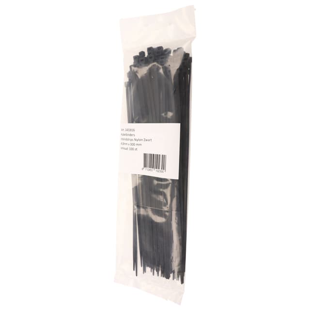 Kabelbinders IEZZY nylon 4.8x300mm D 81mm zwart 100 stuks 2