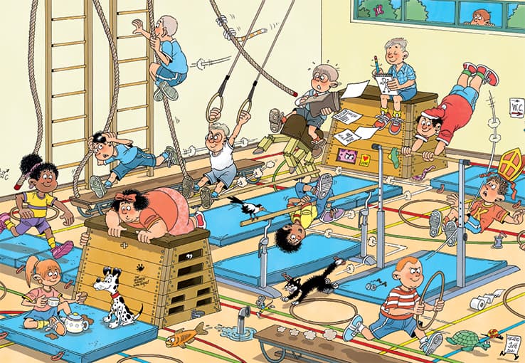Puzzel Jan van Haasteren Junior Apenkooien 240 stukjes 3