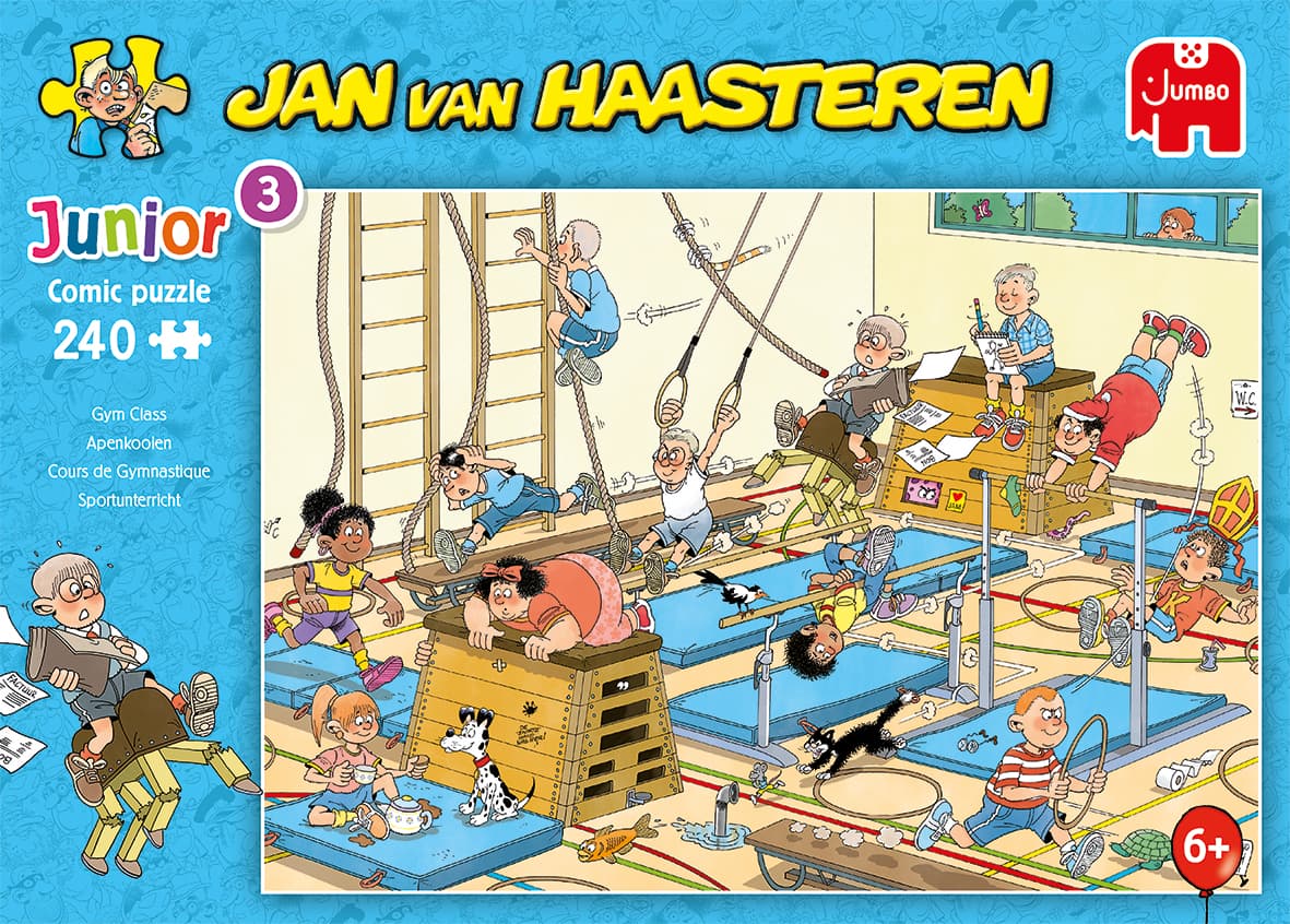 Puzzel Jan van Haasteren Junior Apenkooien 240 stukjes 2
