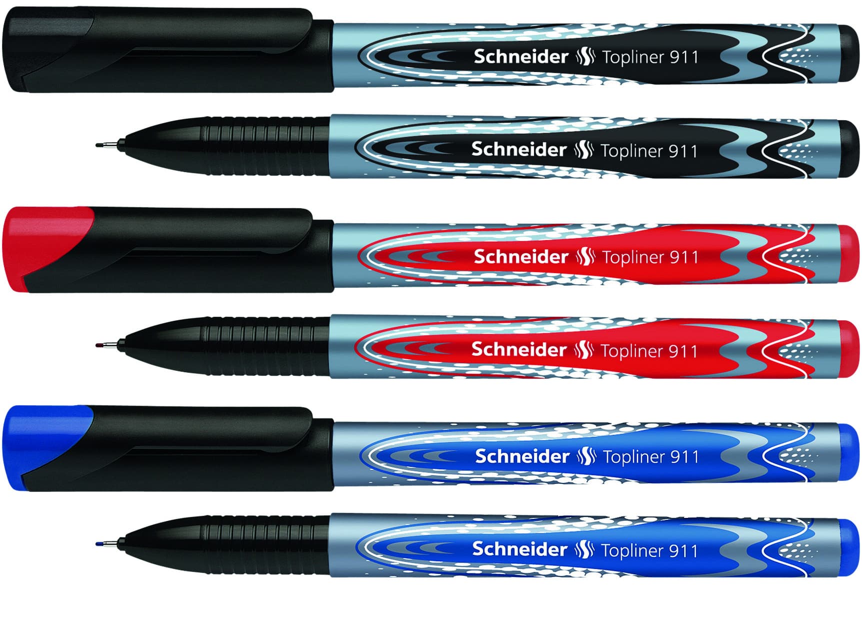 Fineliner Schneider Topliner 911 0.4mm blauw 6