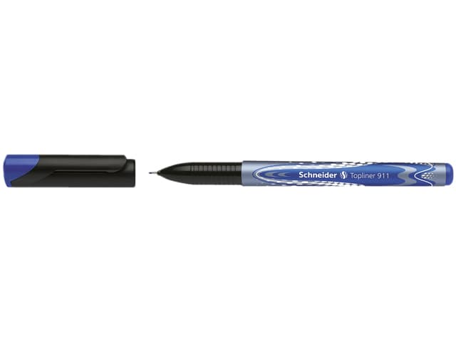 Fineliner Schneider Topliner 911 0.4mm blauw 3