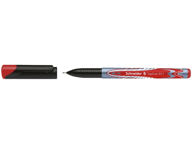 Fineliner Schneider Topliner 911 0.4mm rood 3