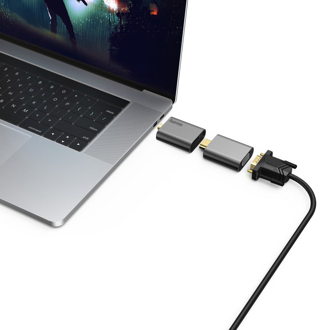 Adapter Hama Video 6-in-1 aluminium 3