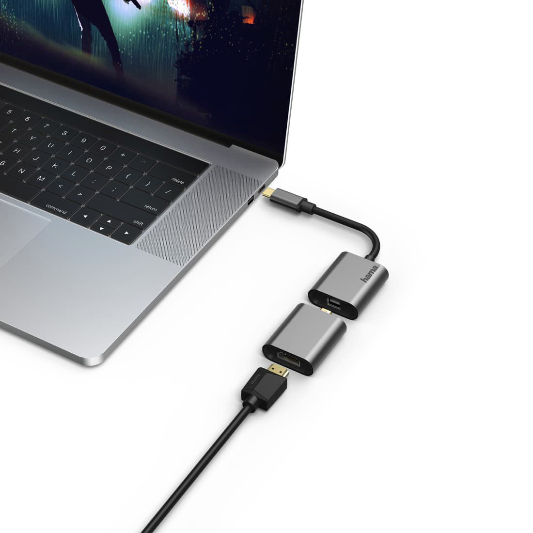 Adapter Hama Video 6-in-1 aluminium 4