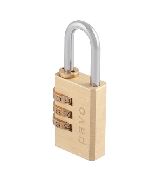 Hangslot Pavo met cijferslot 41x28x12mm 2