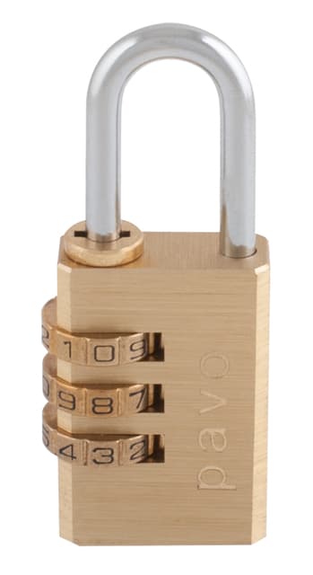 Hangslot Pavo met cijferslot 41x28x12mm 3