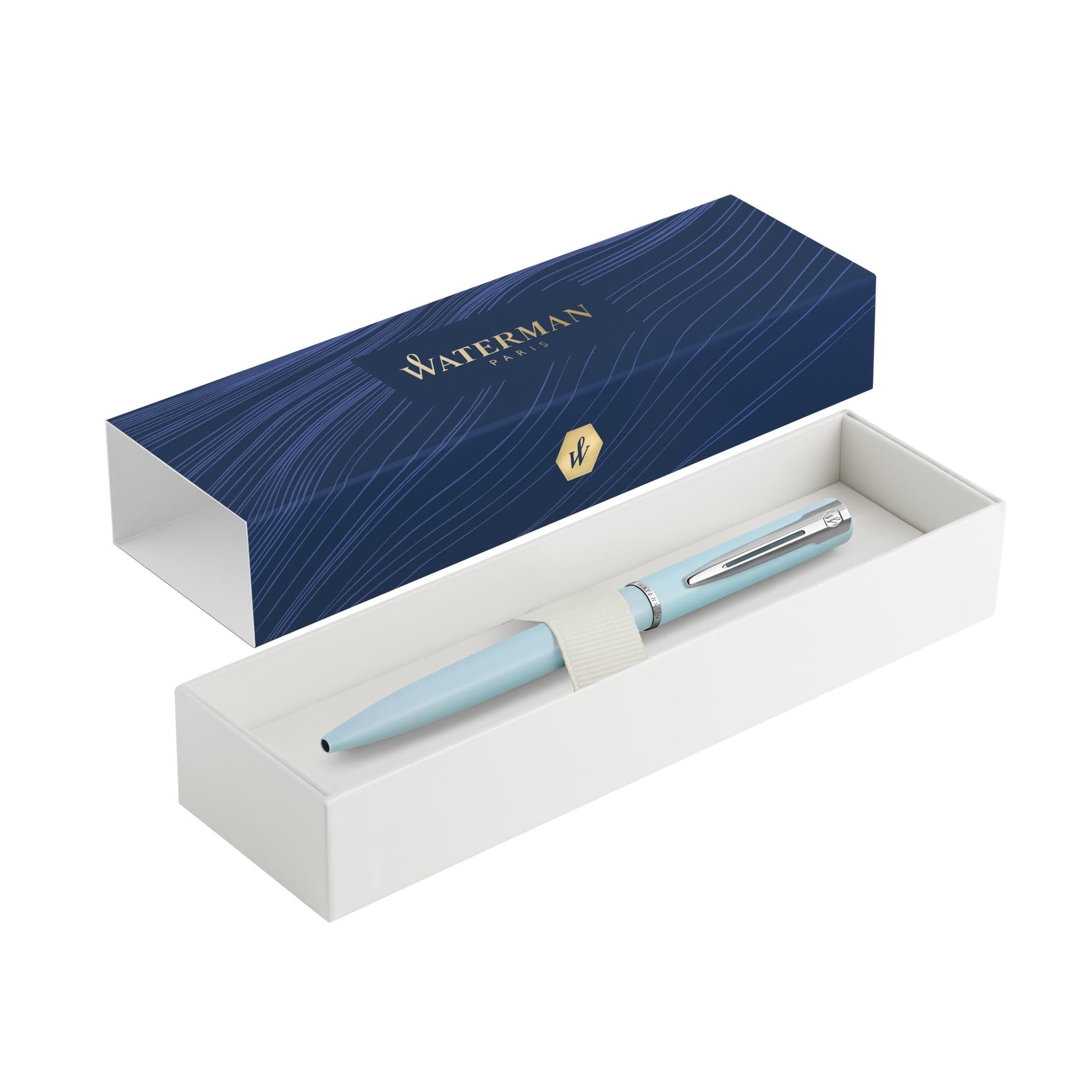 Balpen Waterman Allure pastel blue CT medium 2