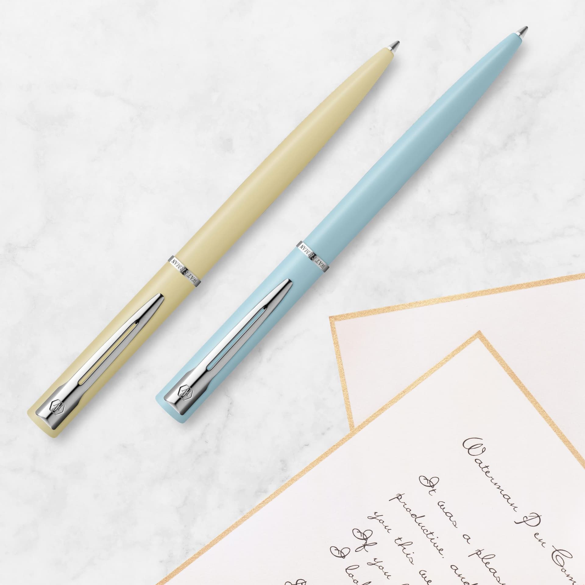 Balpen Waterman Allure pastel blue CT medium 4