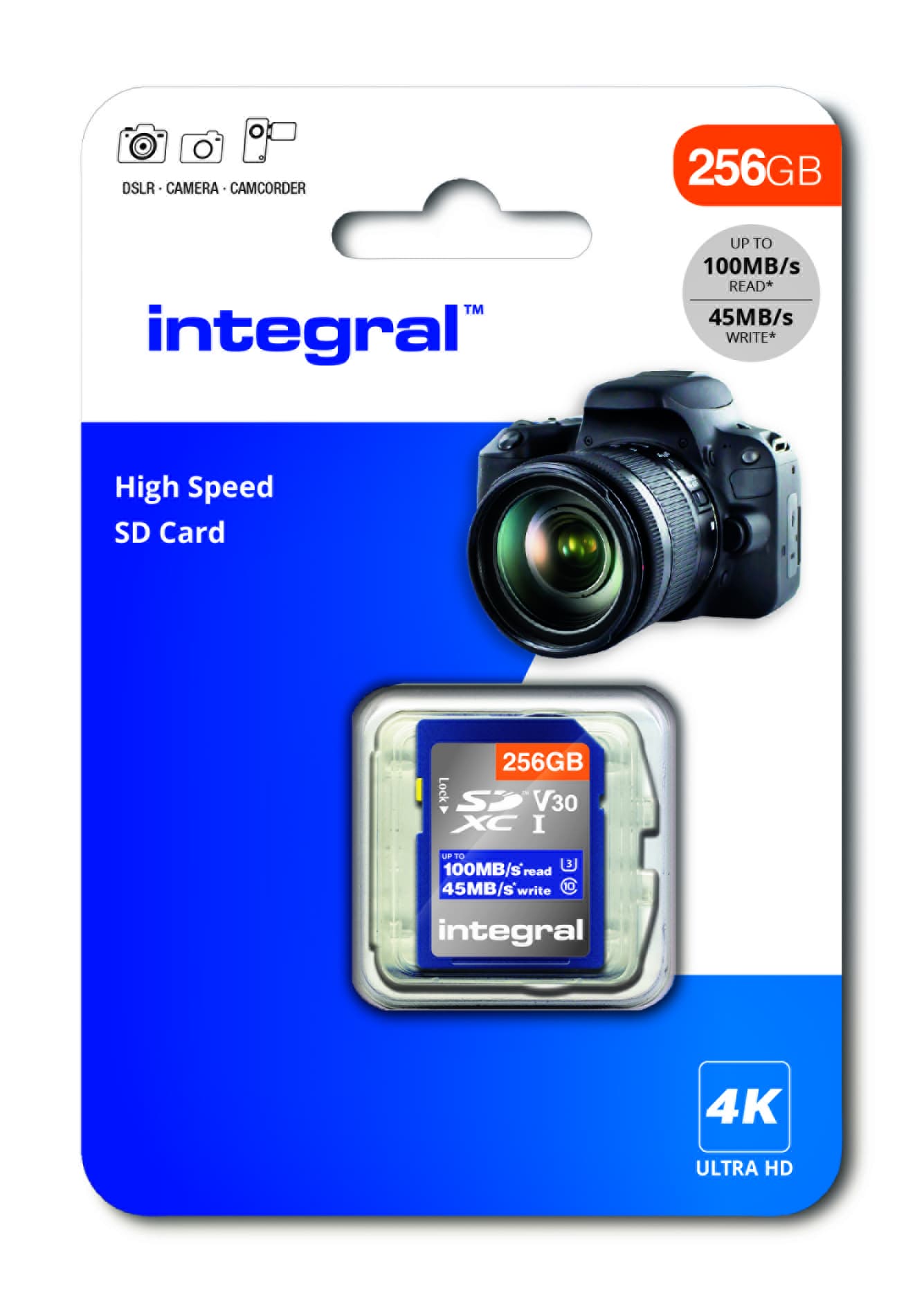 Geheugenkaart Integral SDHC-XC 256GB 2