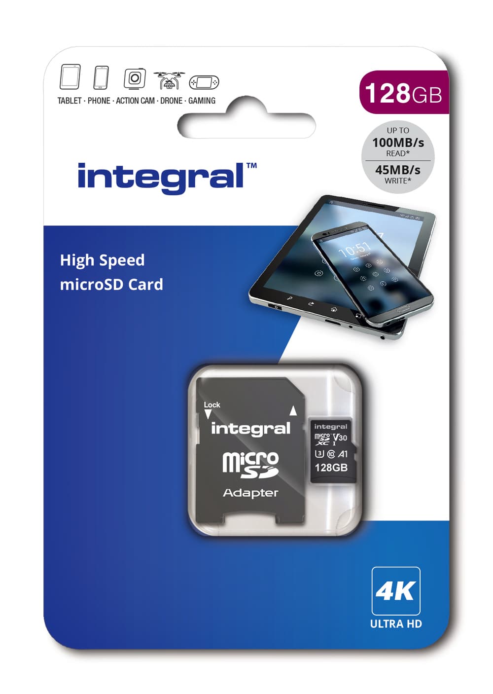 Geheugenkaart Integral microSDXC 128GB 2