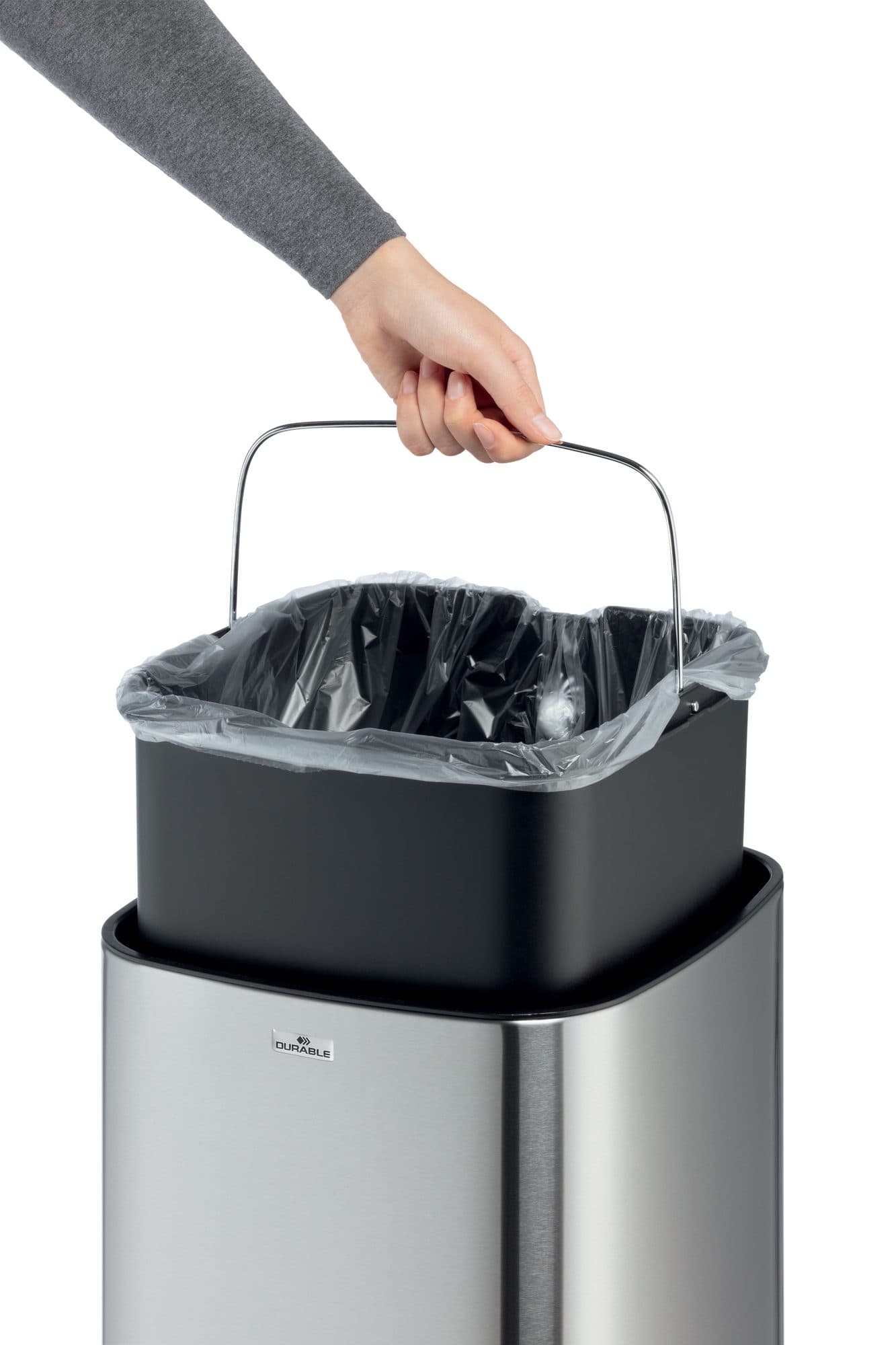 Afvalbak Durable No Touch met sensor 35L 4