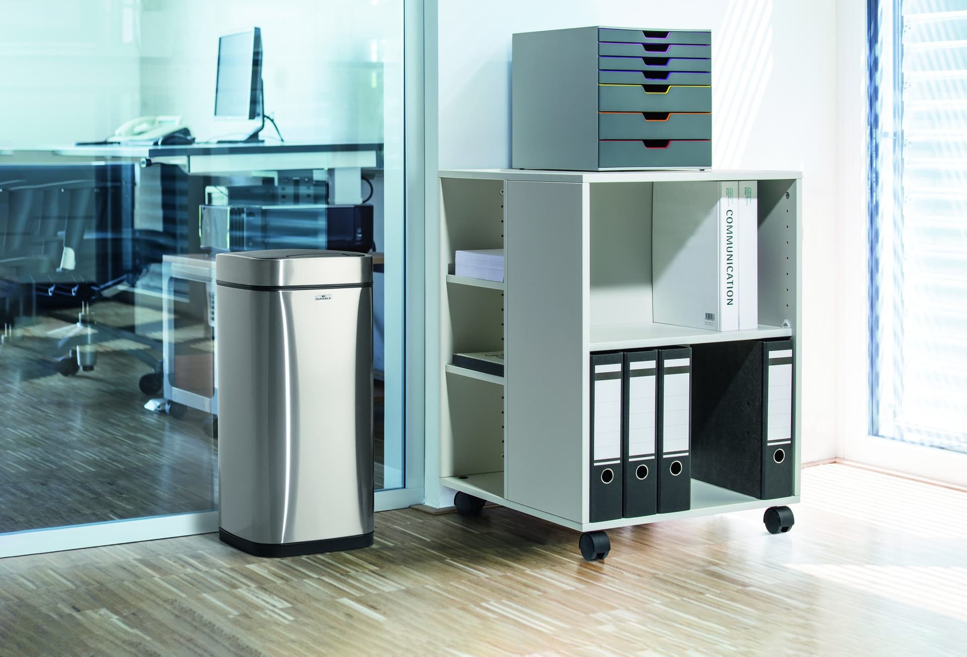 Afvalbak Durable No Touch met sensor 21L 5