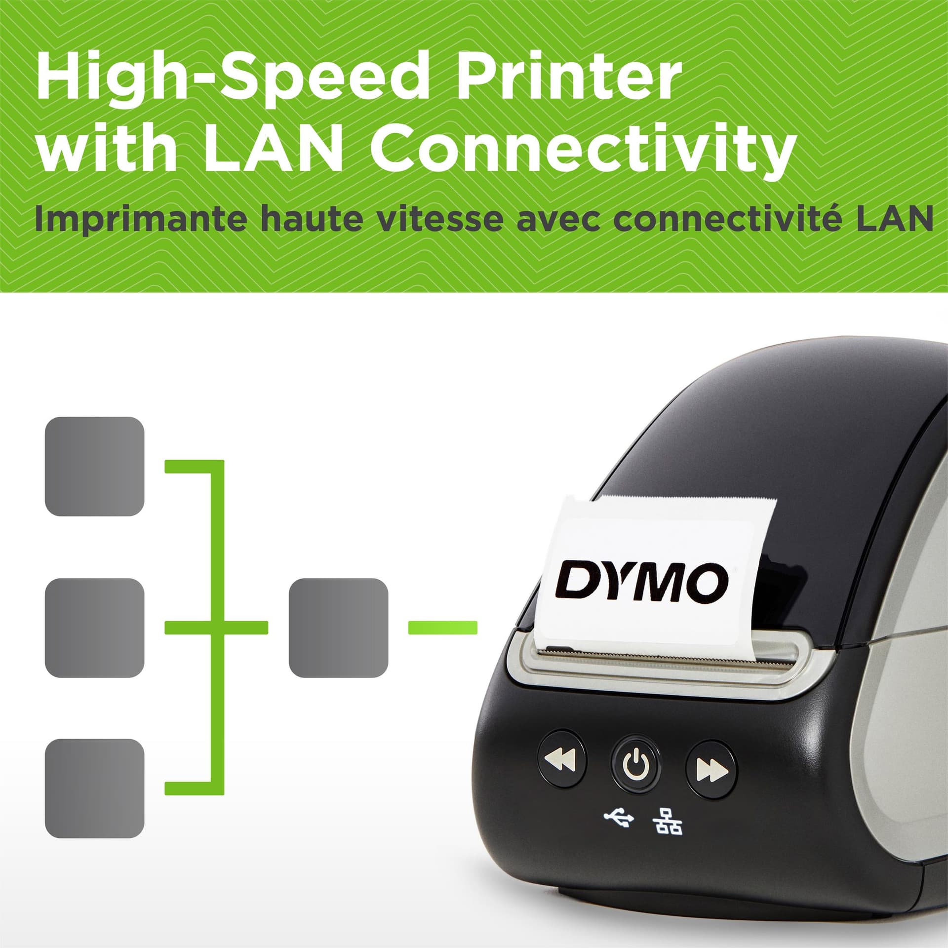 Labelprinter Dymo LabelWriter 550 Turbo desktop zwart 6
