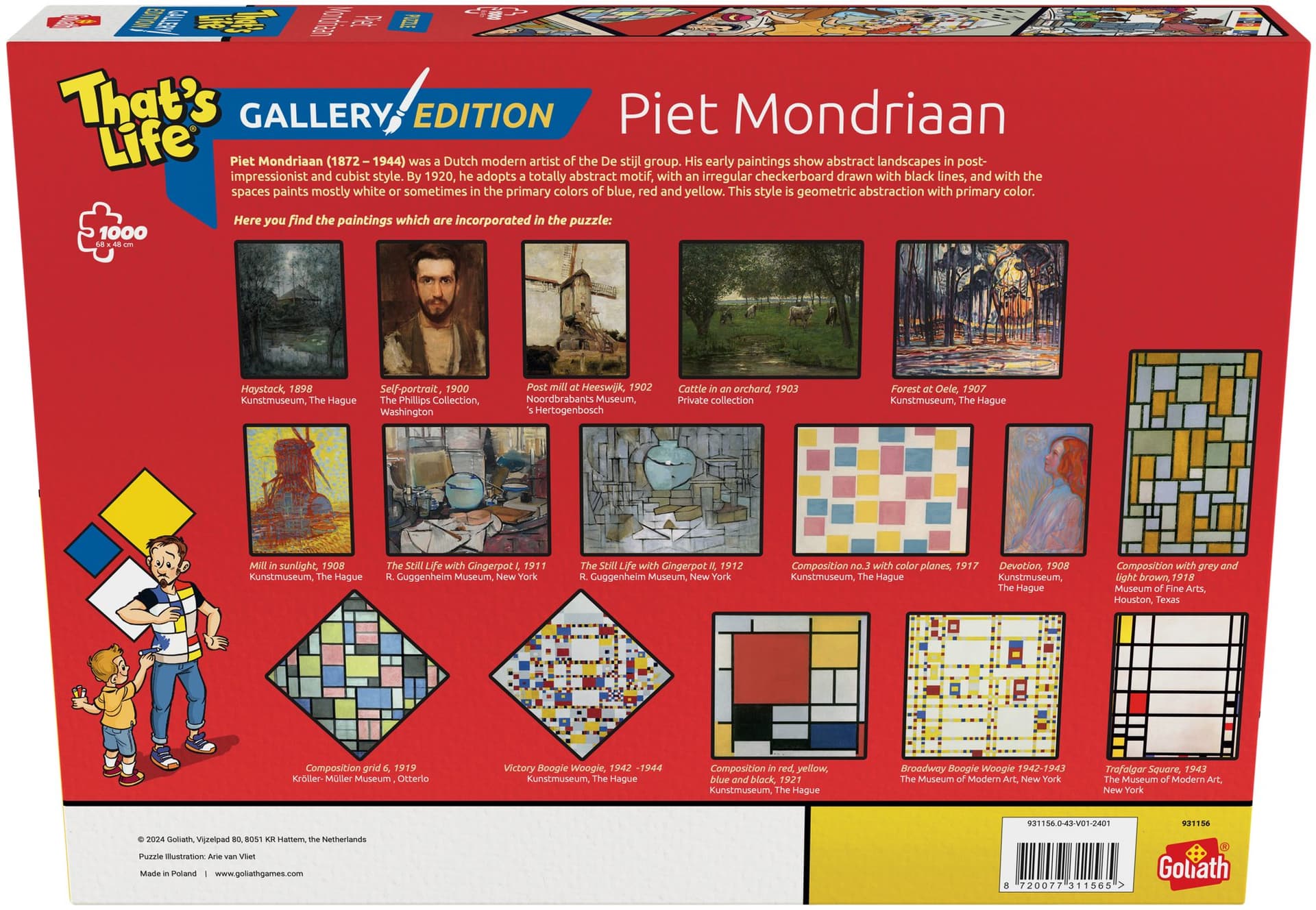 That's Life Gallery edition: Piet Mondriaan 1000st 6