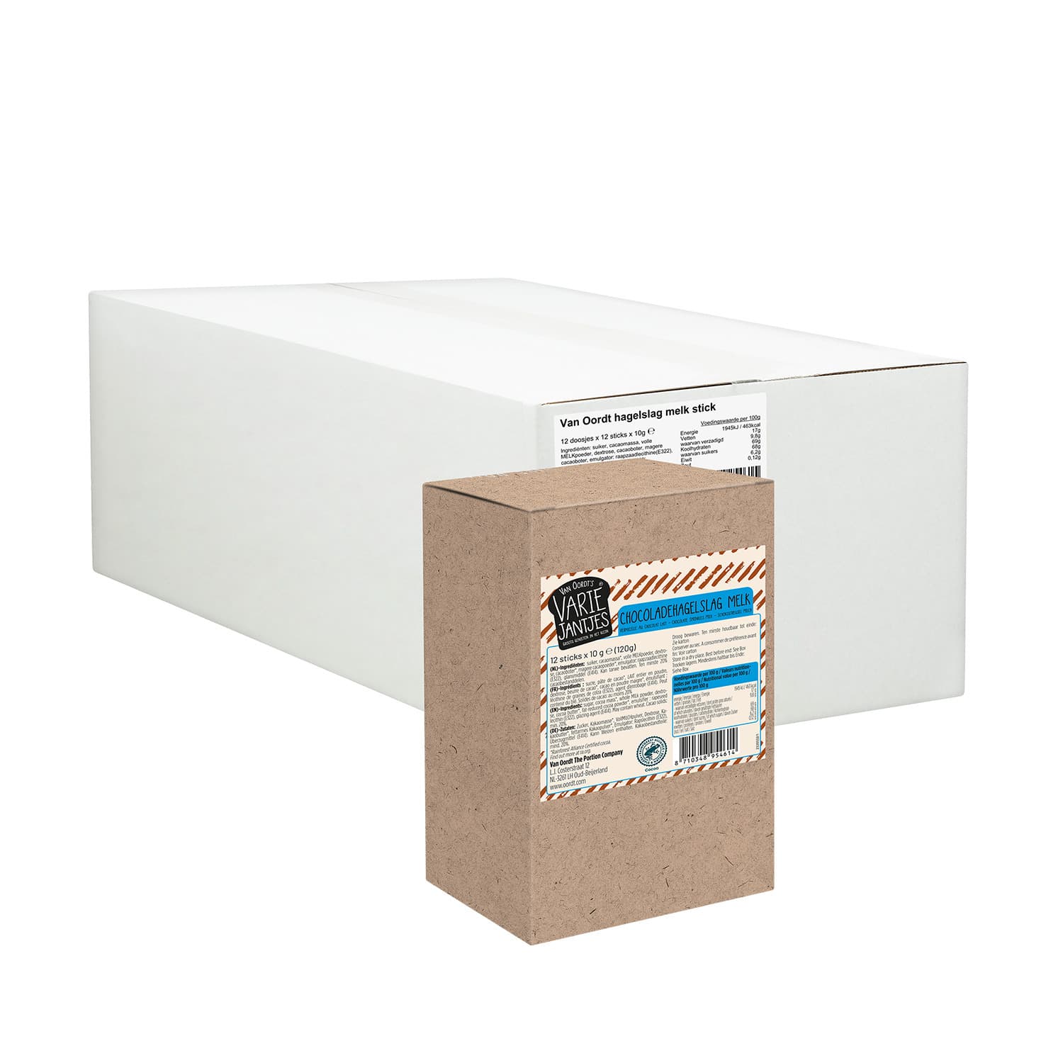 Hagelslag van Oordt VarieJantjes melk 12x10gr 2
