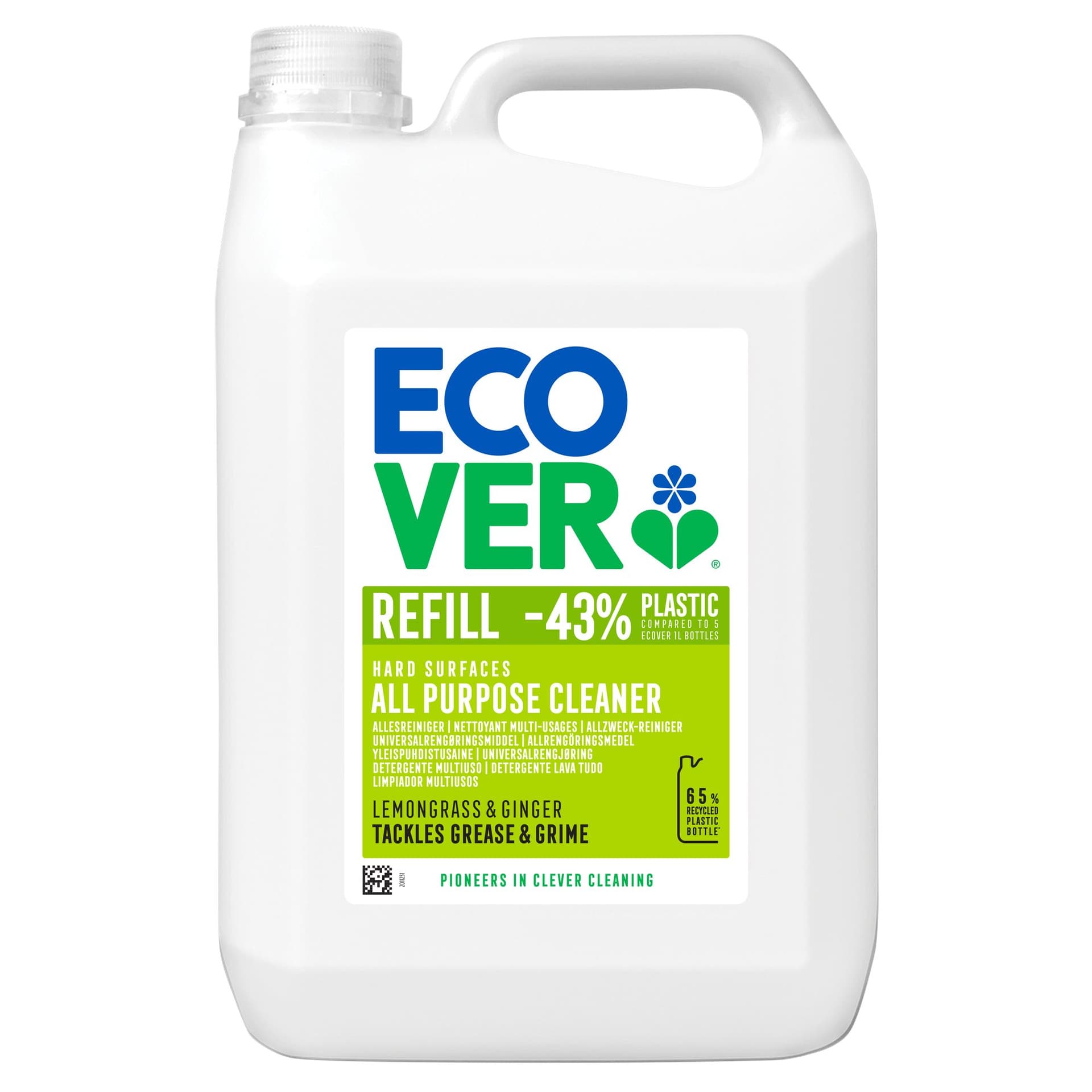 Allesreiniger Ecover citroengrass & gember navulflacon 5L