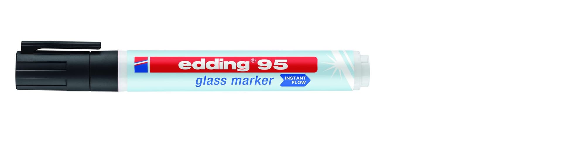 Viltstift edding 95 glasbord rond 1.5-3mm zwart 2