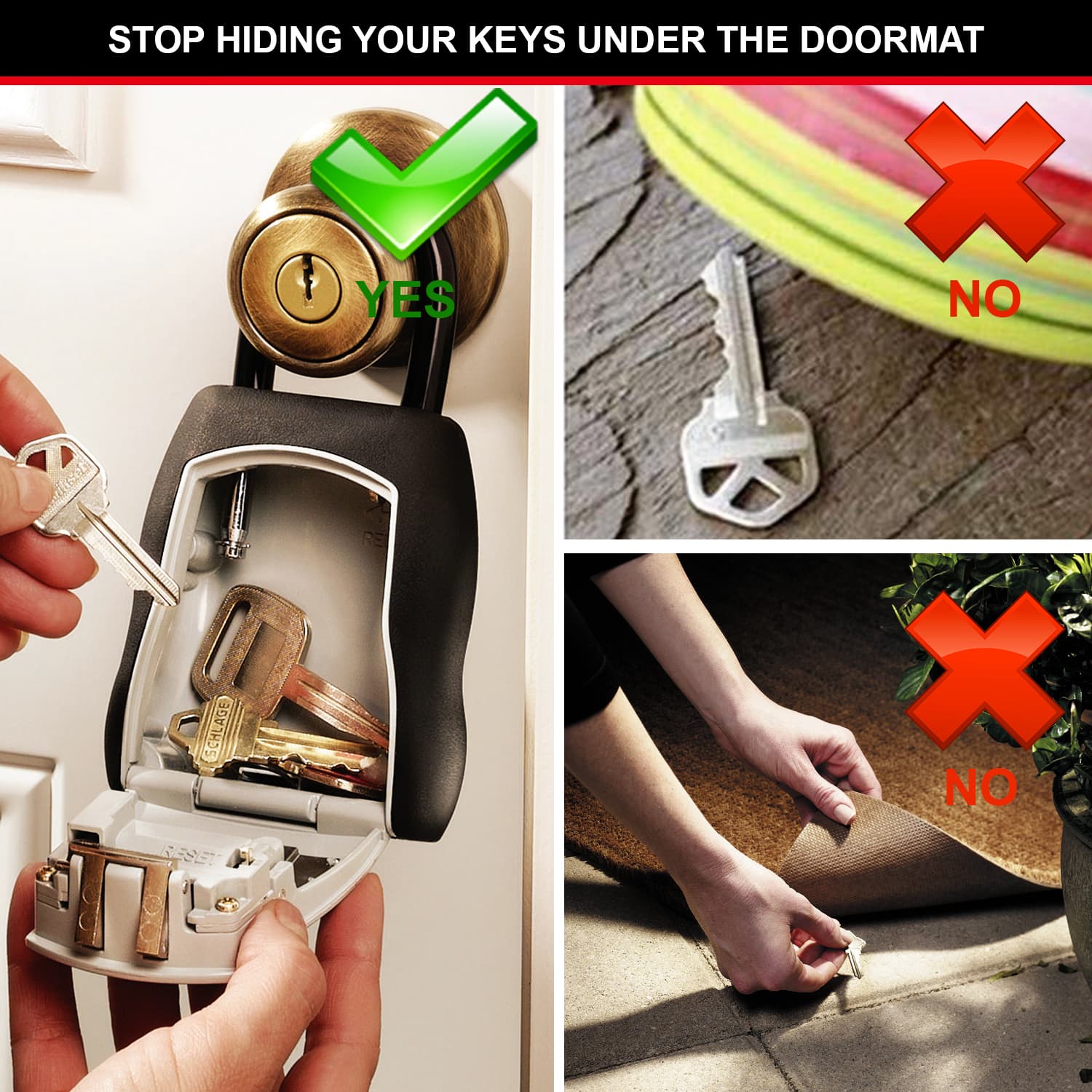 Sleutelkluis MasterLock Select Access middelgroot met beugel 3