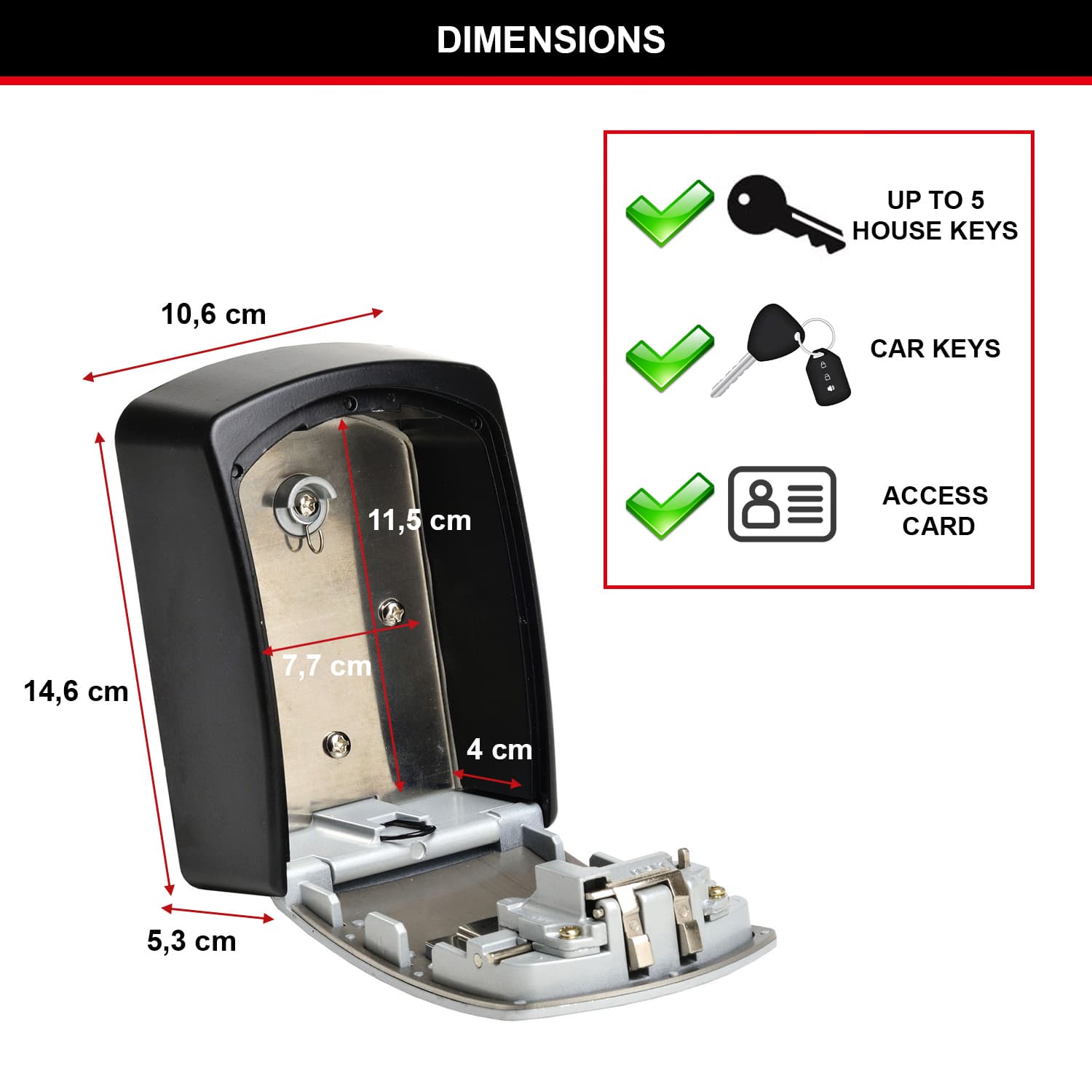 Sleutelkluis MasterLock Select Access extra groot 3
