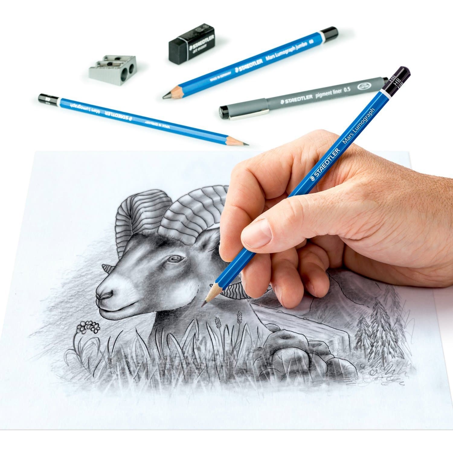 Potlood Staedtler Design Journey schetsset 12-delig 5