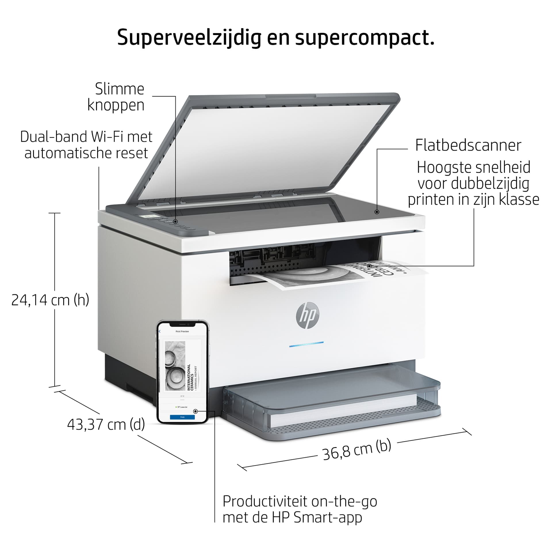 Multifunctional Laser printer HP Laserjet M234SDW 4