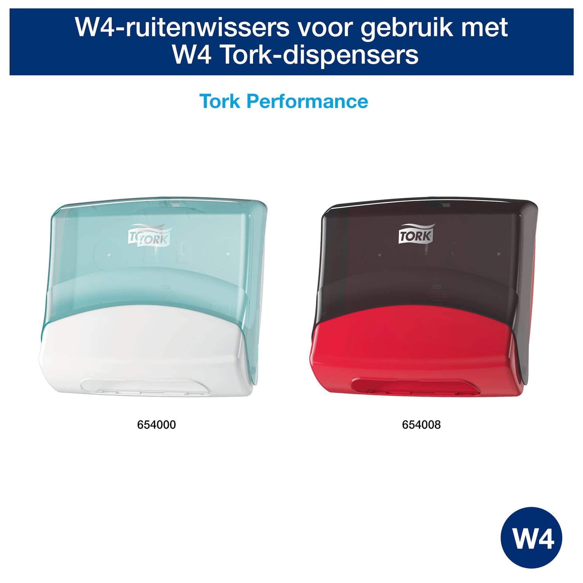 Reinigingsdoek Tork W4 Premium Heavy-Duty gevouwen 1-laags 4x105 vel wit 530179 2
