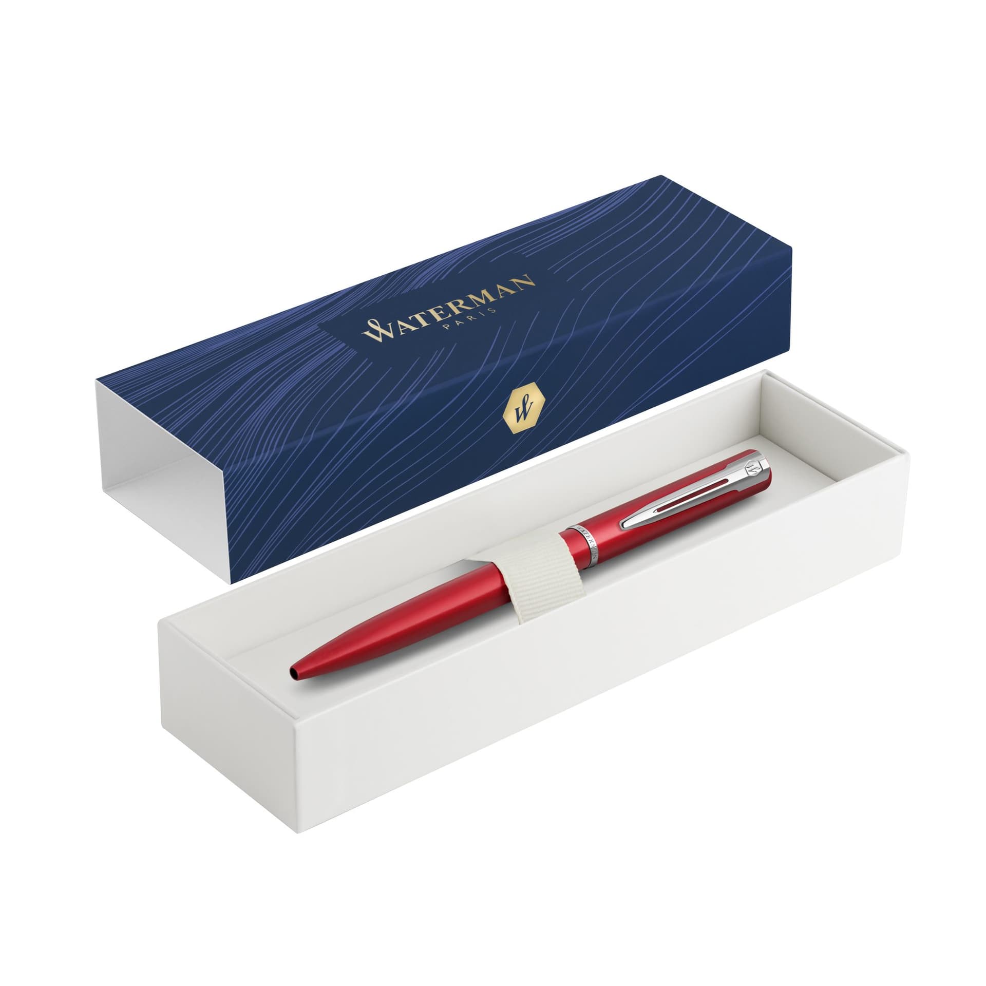 Balpen Waterman Allure red lacquer CT medium 2
