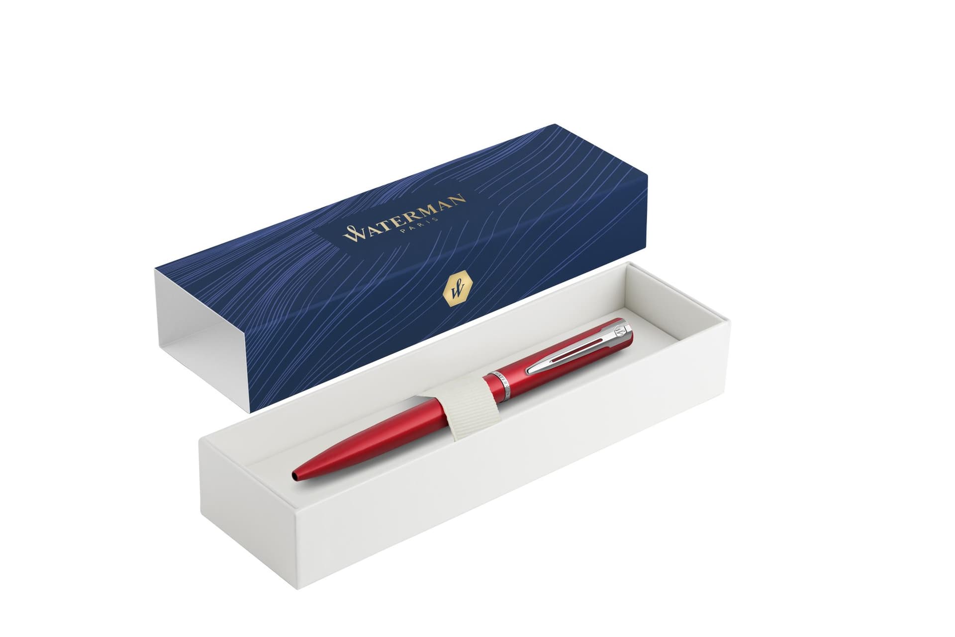 Balpen Waterman Allure red lacquer CT medium 3