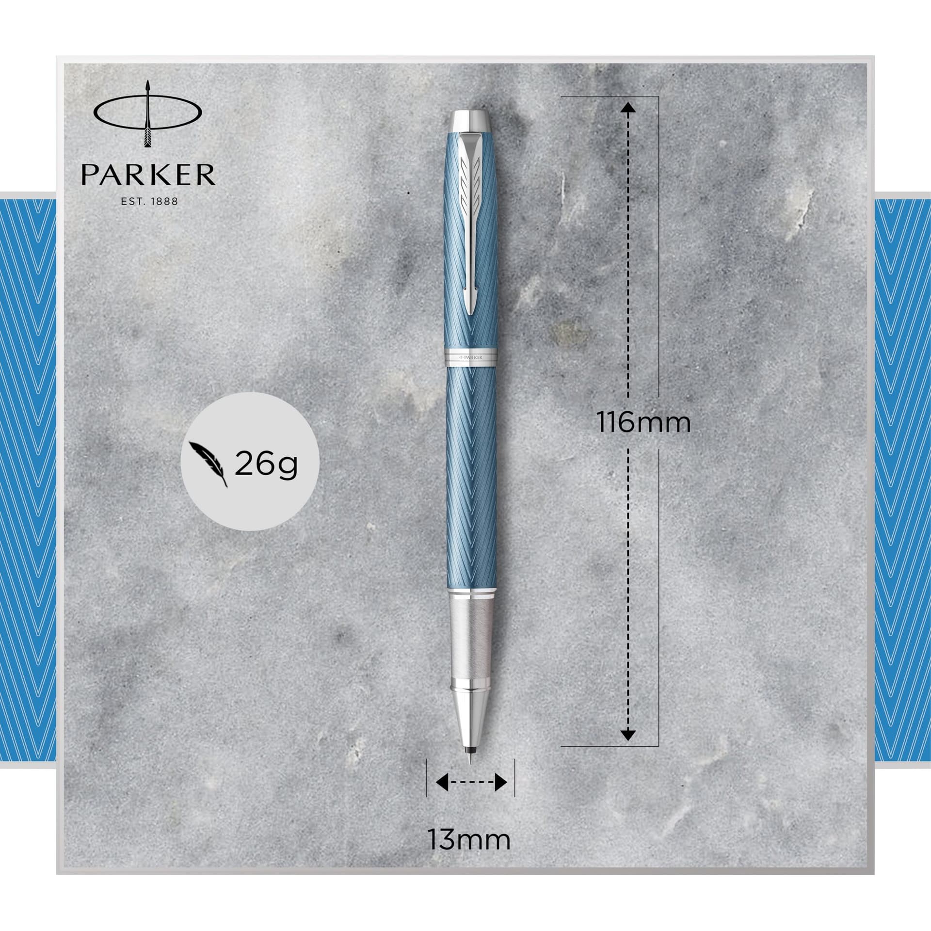 Rollerpen Parker IM Premium blue CT fijn 8
