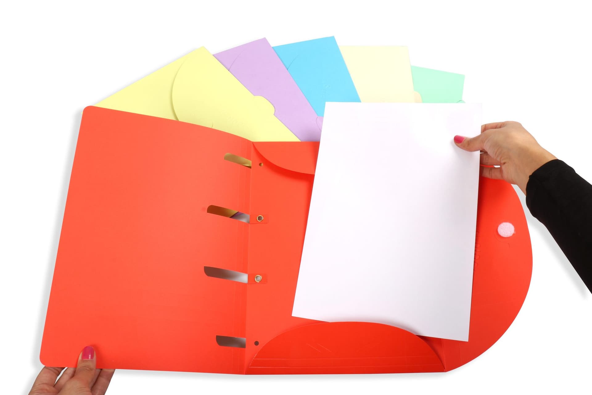 Smartfolder geperforeerde opbergmappen A4 assorti 6 stuks 2