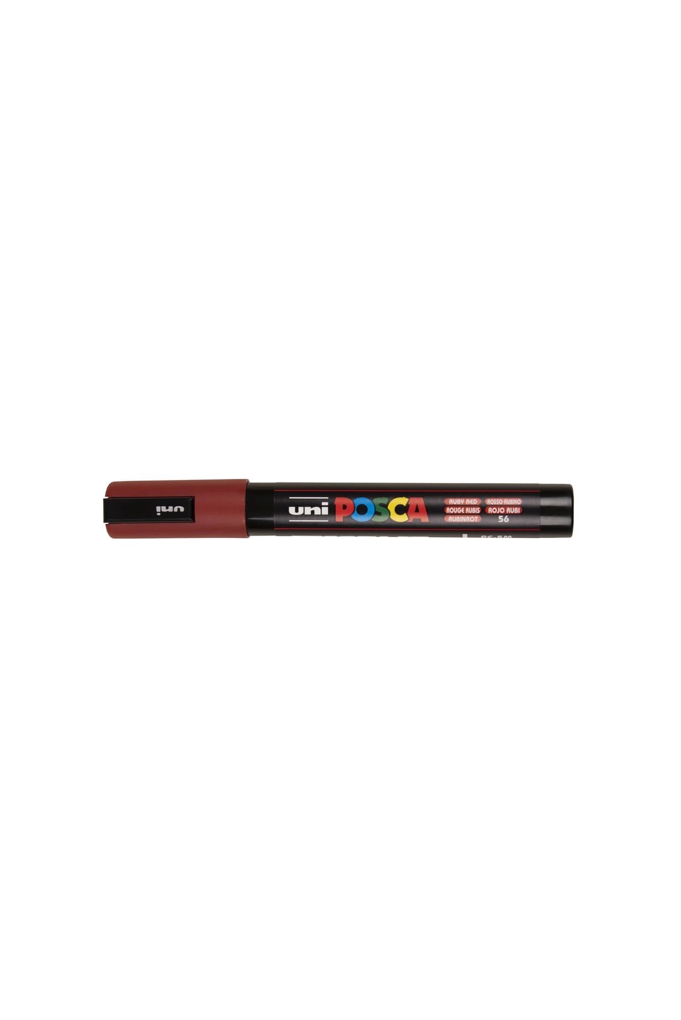 Paintmarker Uni POSCA PC5M medium robijnrood
