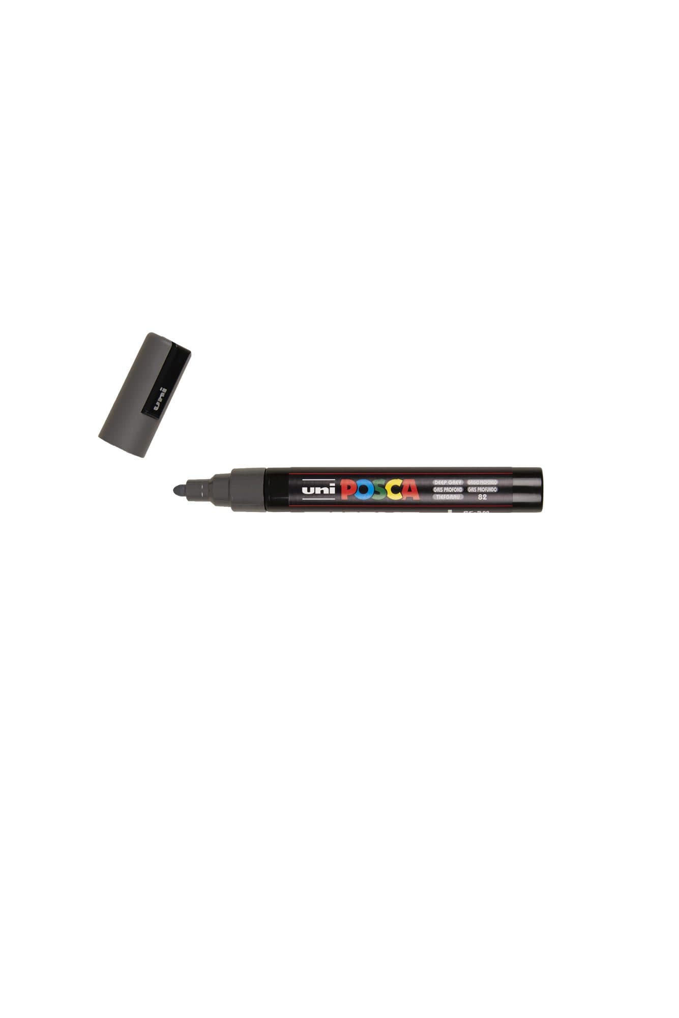Paintmarker Uni POSCA PC5M medium diepgrijs 2