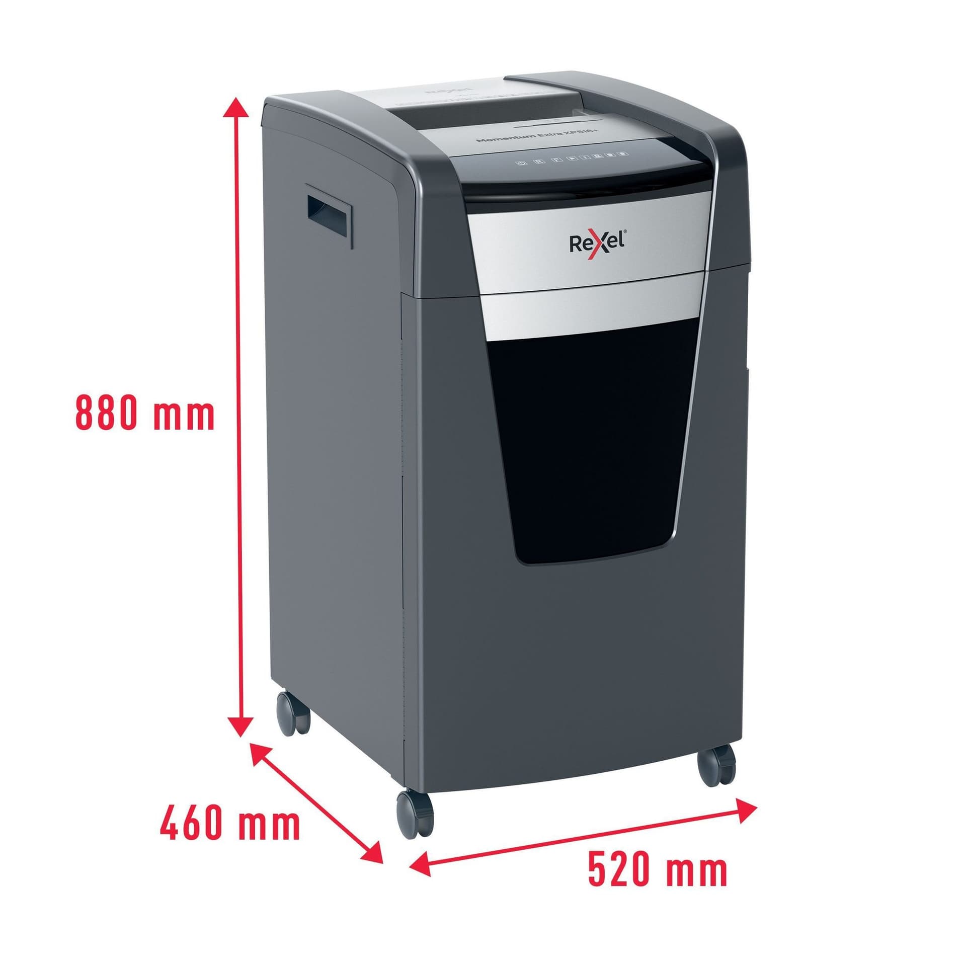 Papiervernietiger Rexel Momentum Extra XP516+ snippers 2x15mm 11