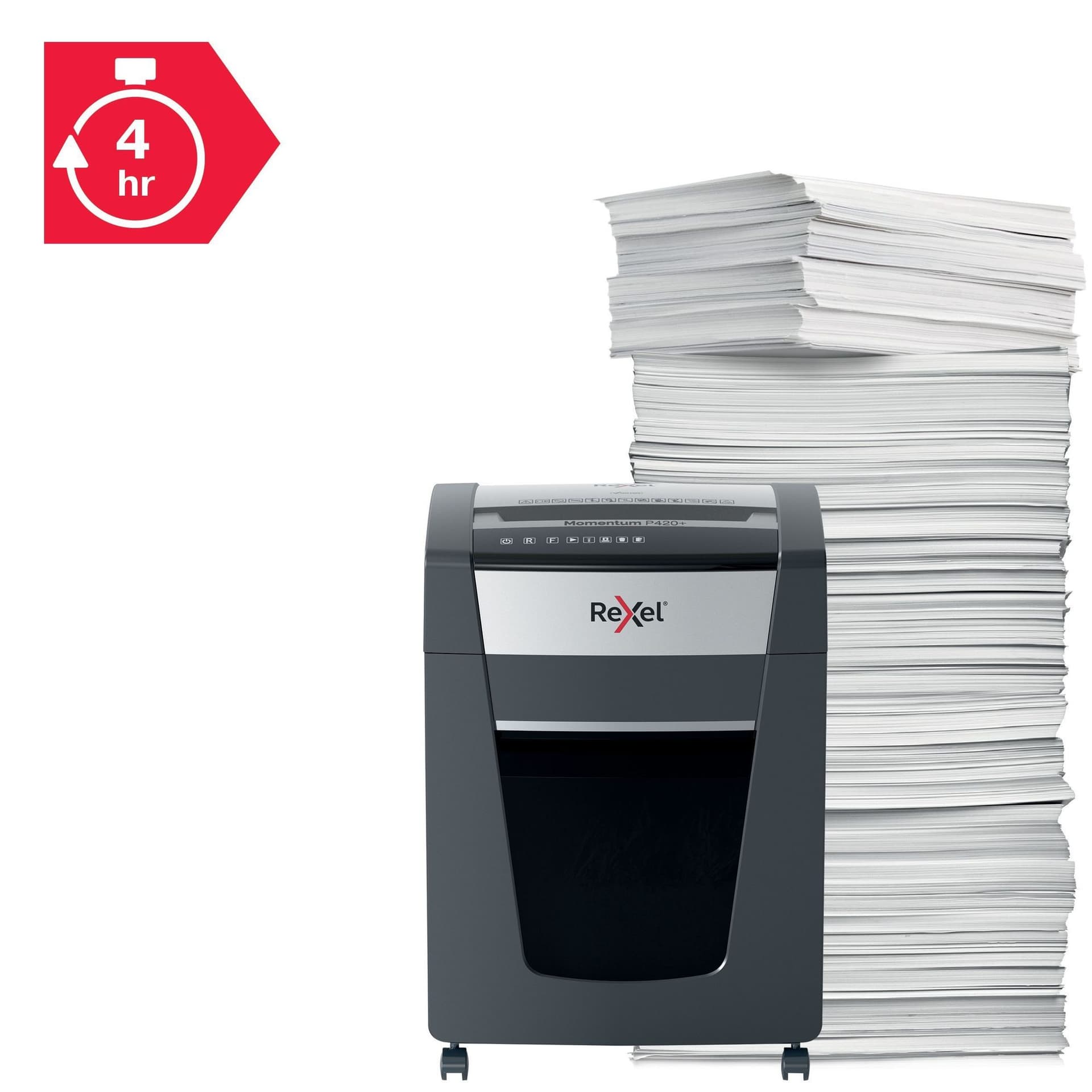 Papiervernietiger Rexel Momentum P420+ snippers 4x35mm 13