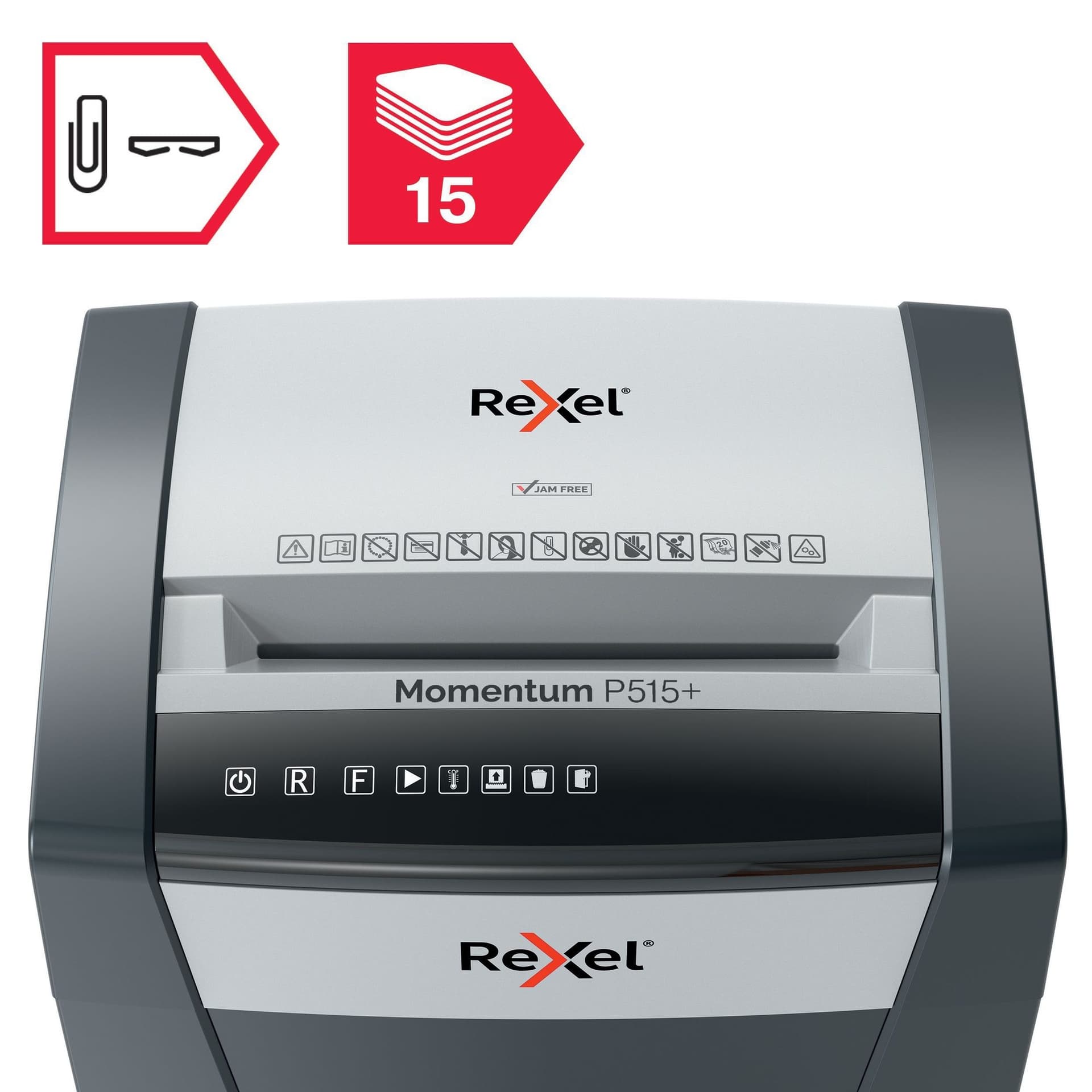 Papiervernietiger Rexel Momentum P515+ snippers 2x15mm 10
