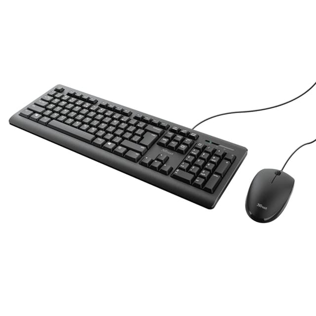 Toetsenbord Trust Primo + muis QWERTY zwart 4