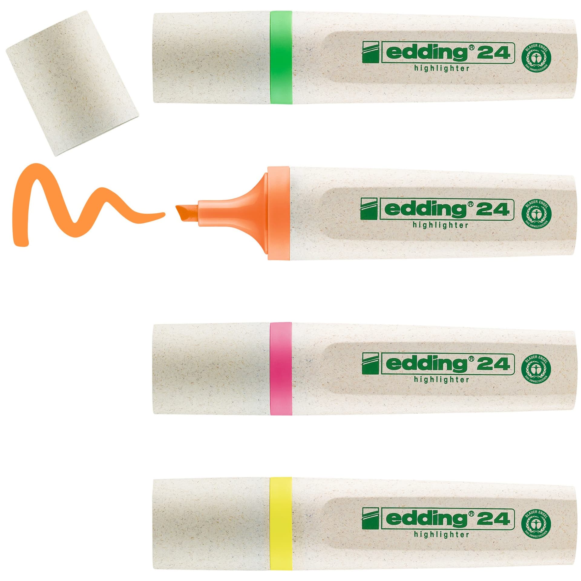 Markeerstift edding 24 EcoLine assorti set à 4 stuks 2