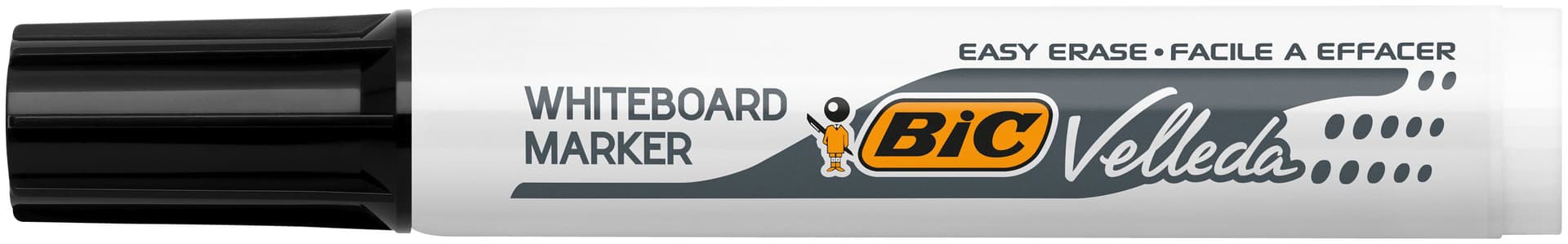 Whiteboardmarker Bic Velleda 1711 rond large zwart 3