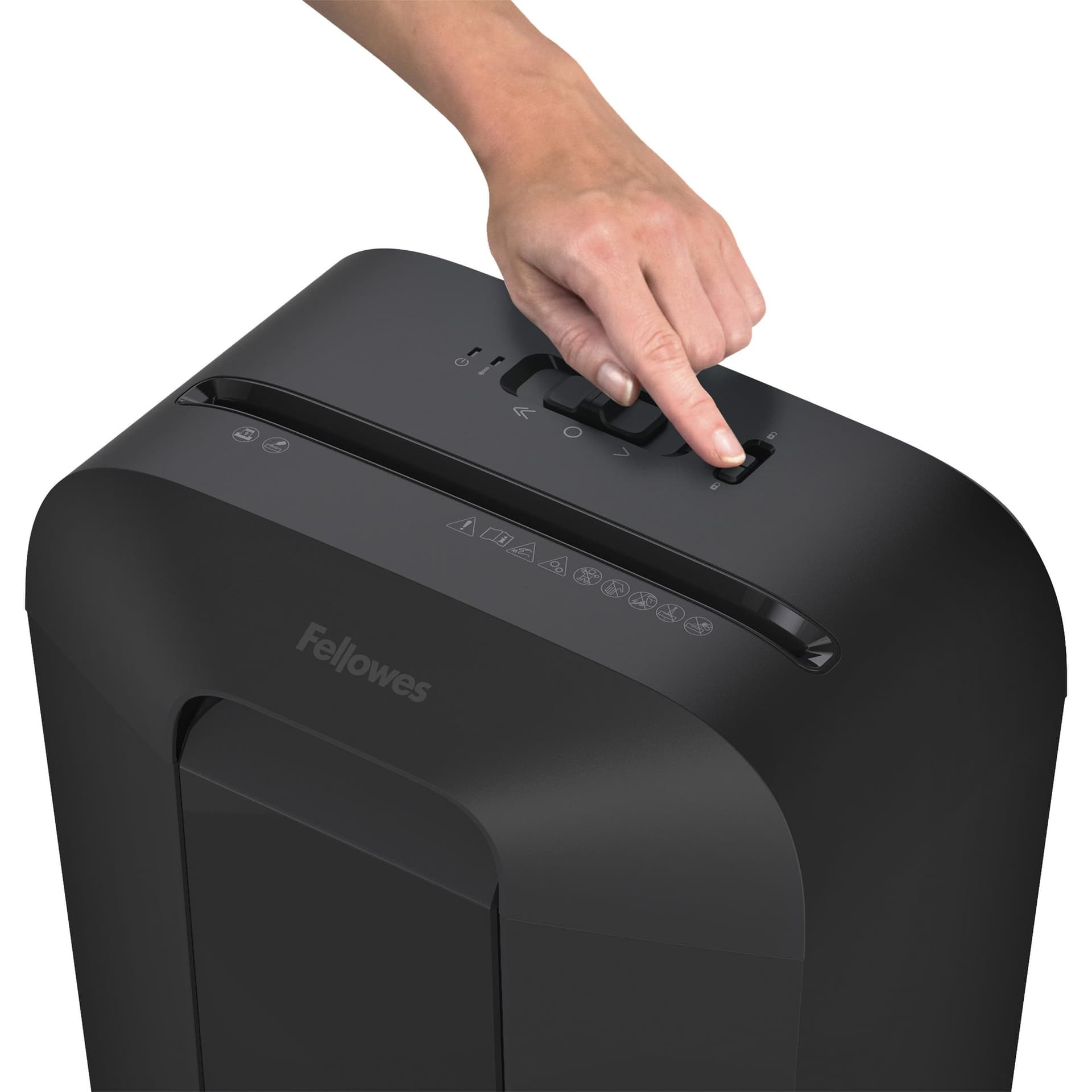 Papiervernietiger Fellowes Powershred LX41 snippers 4x12mm zwart 4