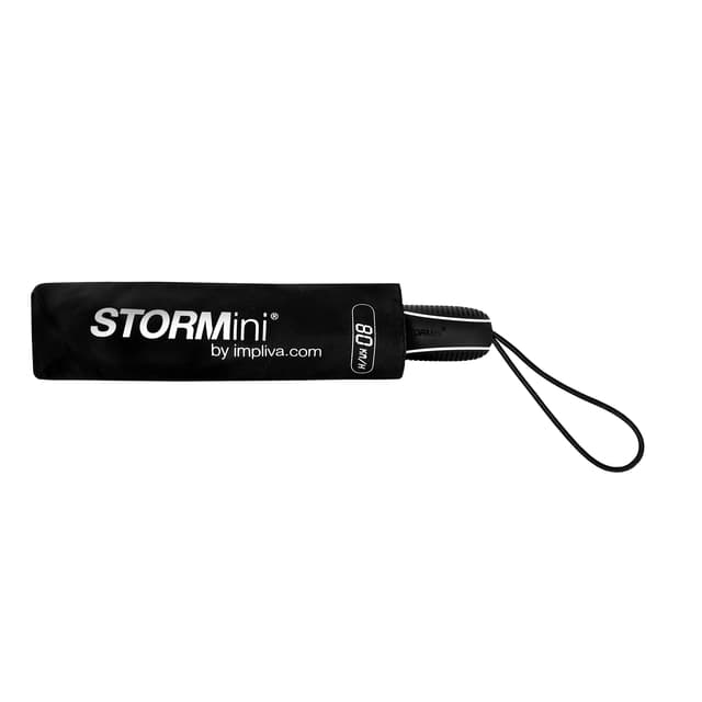 Paraplu STORMaxi®  opvouwbaar  Ø 90cm handmatige sluiting windproof zwart 2