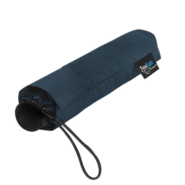 Paraplu Travellight® extreem licht opvouwbaar windproof doorsnede 90 cm donker blauw 2