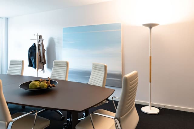 Vloerlamp Unilux Pryska led hout wit 4